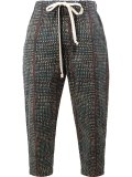 printed drawstring trousers 