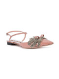 embellished sling-back ballerinas