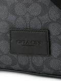 logo print shoulder bag 