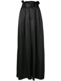 belted palazzo trousers 