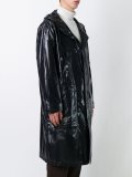 logo print raincoat