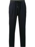 drawstring tapered trousers