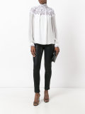 lace panel blouse 