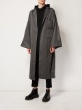 超大款束腰带大衣