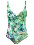abstract print swimsuit