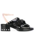 studded buckle sandals