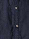 band collar shirt