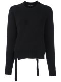 lace-up detail jumper