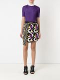 asymmetric knit skirt