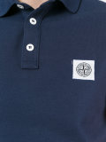 logo patch polo shirt 