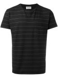 striped round neck T-shirt