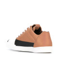 colour block low-top sneakers