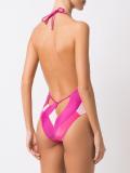 panelled swimsuit