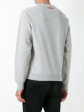 smiley logo plaque sweatshirt