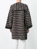 striped cardi-coat 