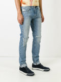 denim distressed jeans