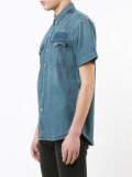shortsleeved denim shirt