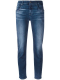light-wash cropped jeans