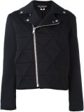 paneled biker jacket