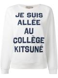 quote print sweatshirt