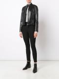 studded shoulders jacket