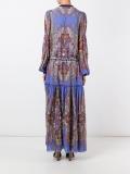 paisley print maxi dress