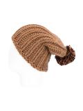 pompom ribbed beanie