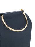 wavy shoulder strap gold detail bag