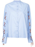 lace-up detail shirt 