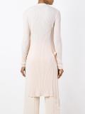 ribbed mid cardigan