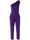 one shoulder cropped jumpsuit