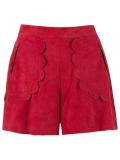 scalloped shorts