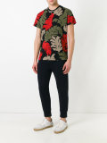 leaf print T-shirt 