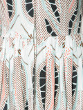 leaf print shirt dress