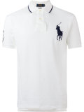 oversized logo polo shirt