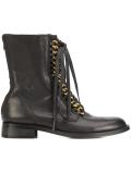 chain back zip boots