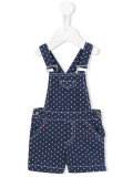anchor print dungarees