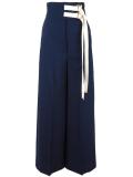 high waisted wide leg trousers