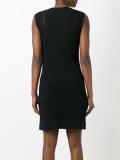 v-neck fitted dress