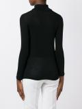 turtle neck fine knit top