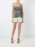 silk floral top