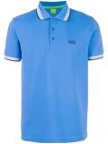 contrast trim polo shirt