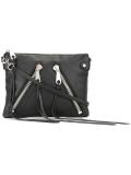 double zipped crossbody bag