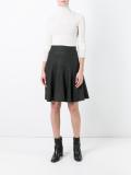 turtleneck ribbed knit jumper