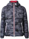 camouflage print padded jacket 