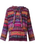 patterned hoodie 