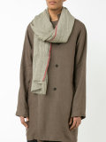 stripe detail scarf