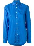 logo patch plain shirt