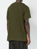 slit neck T-shirt