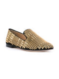 stud embellished loafers 